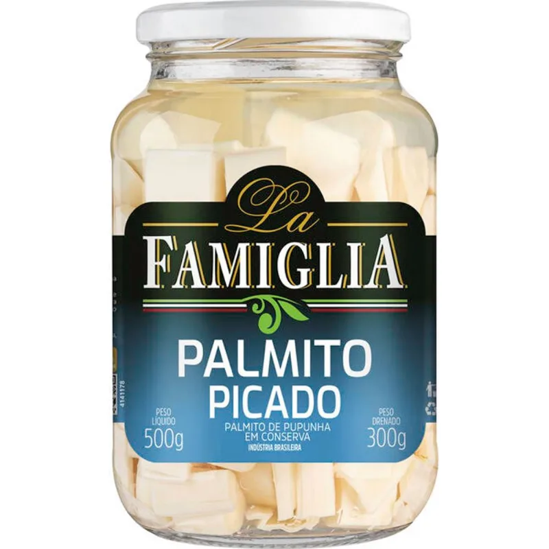 Palmito de Pupunha La Famiglia Picado 300g