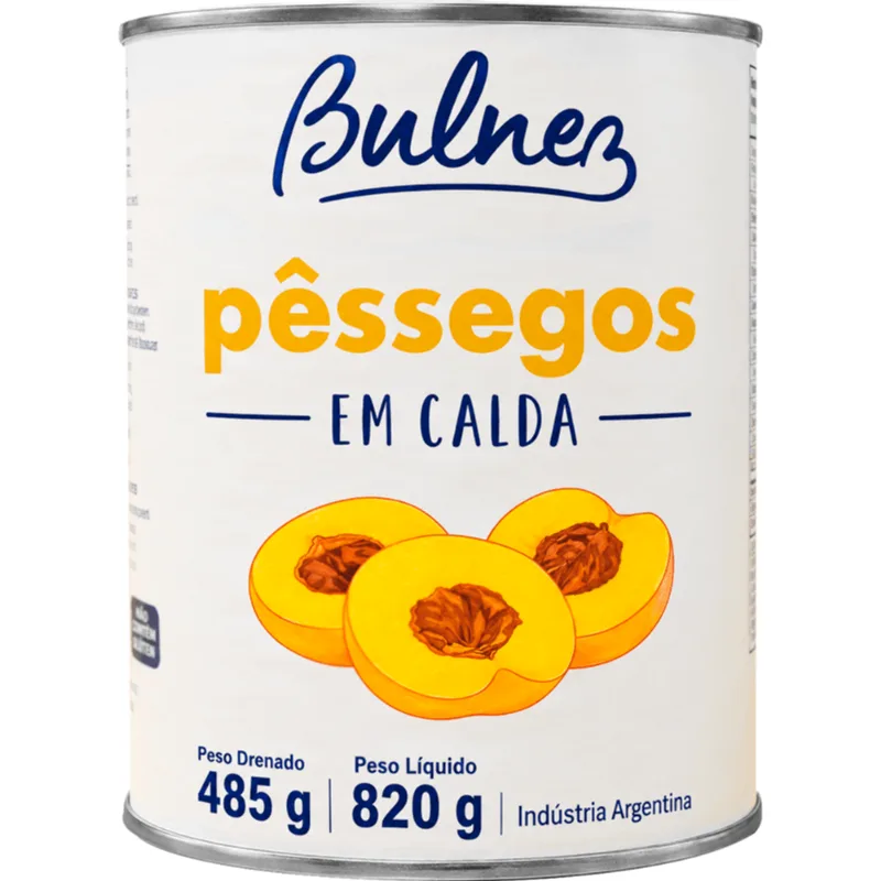 Pêssego em Calda Bulnez 485g