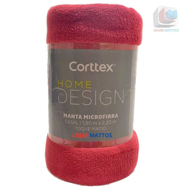 Cobertor Casal Microfibra Home Design Manta Corttex Original
