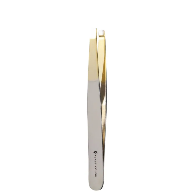 Klass Vough Profissional Ponta Dourada TW043FHG - Pinça Reta - KLASS VOUGH