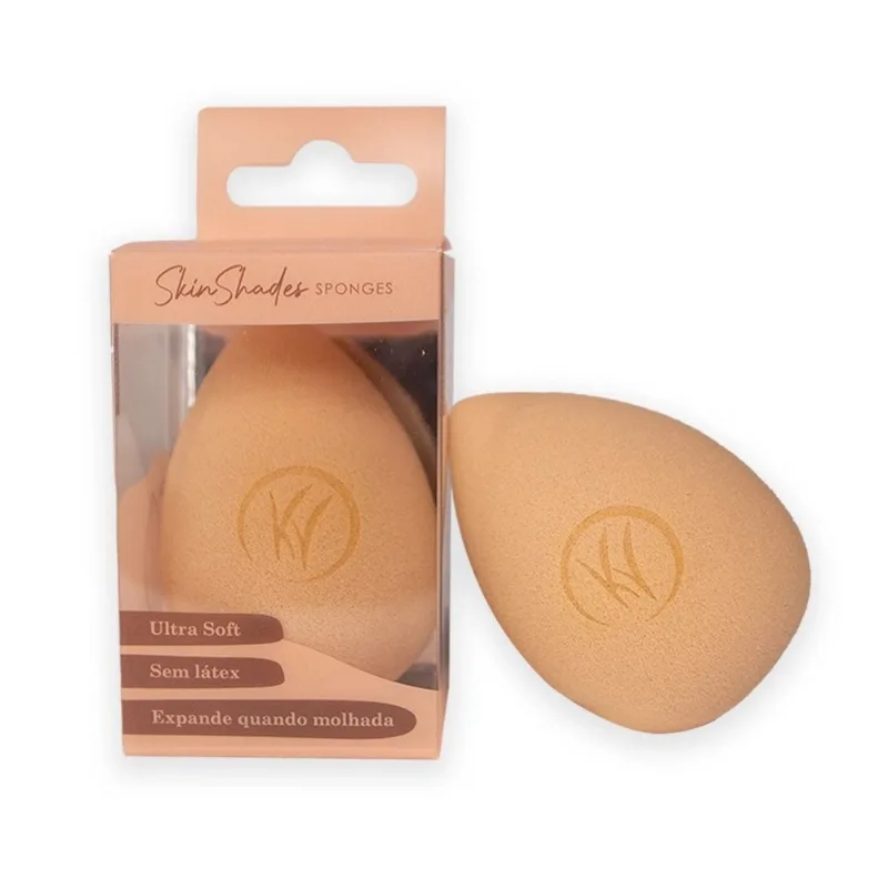 Esponja de Maquiagem - Skin Shades Beige - Klass Vough