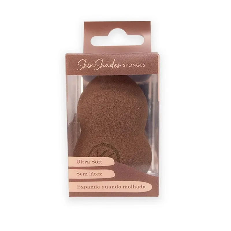 Esponja de Maquiagem - Skin Shades Brown - Klass Vough
