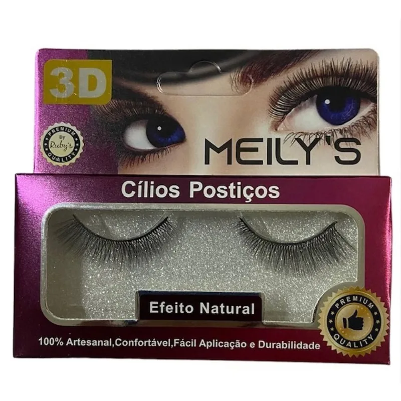 Cilios Posticos Par Meilys MCL-3026 - 3D