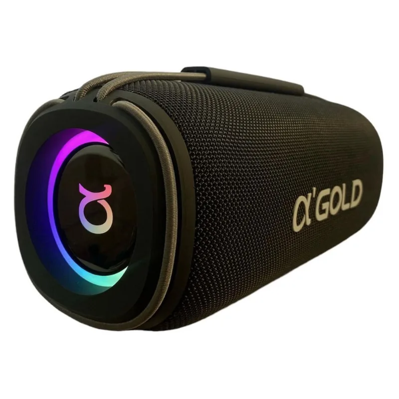 Caixa De Som 60W Bluetooth Grave Alta Potencia Gold Sm07A