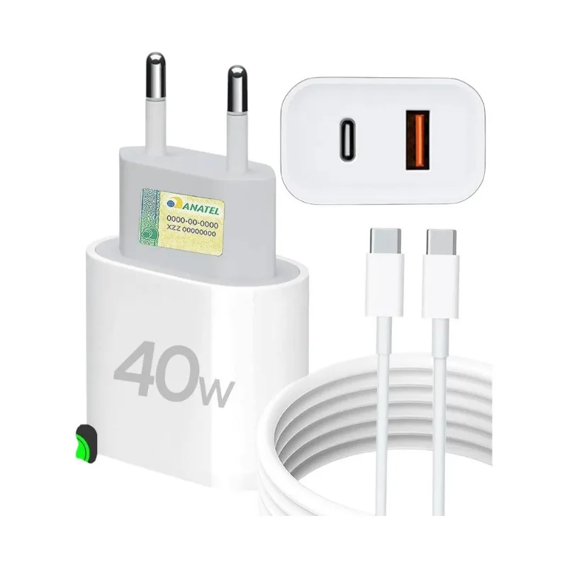 Carregador Turbo A'Gold Com Cabo USB-C 40W (MP)