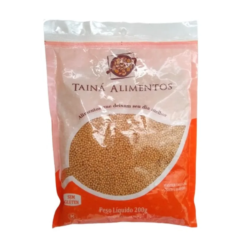 Mostarda Amarela em Grãos Tainá Alimentos 200g