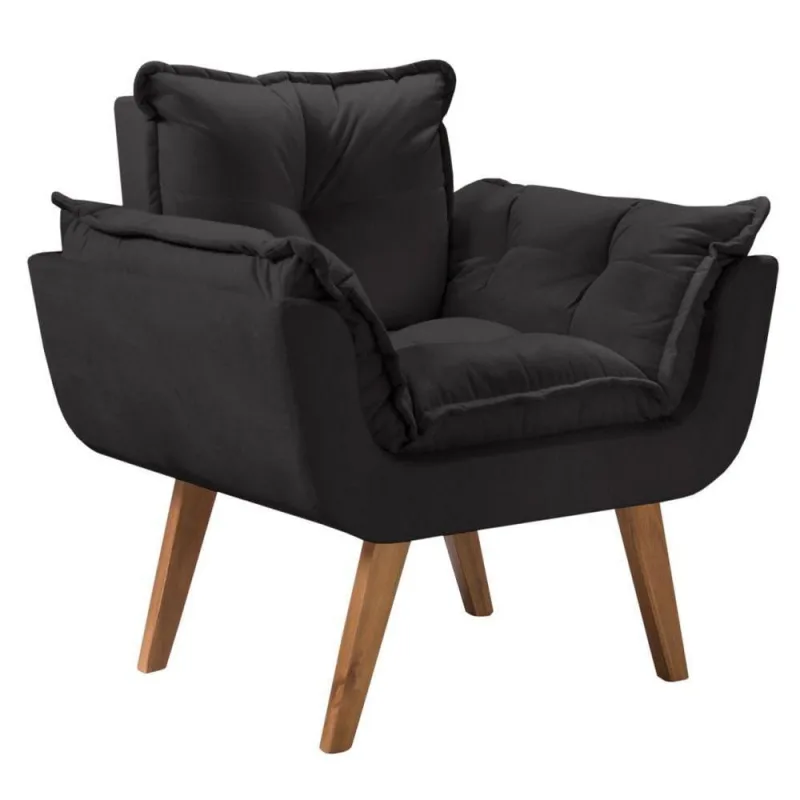 Poltrona Opalla Base Palito Preto - D Salla