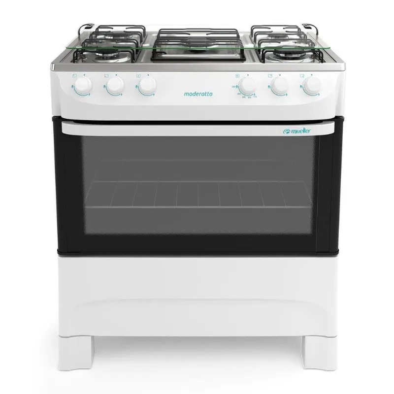 Fogão 5 Bocas Moderatto Branco com Queimador Ultra Chama