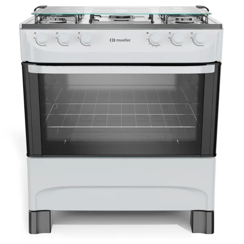 Fogão Mueller 5 Bocas Branco Acendimento Manual Mfi5ba - Mueller