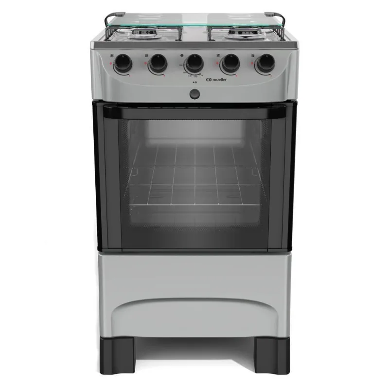 Fogão Mueller 4 Bocas Titânio Com Acendimento Automático Mfi4bb - Mueller
