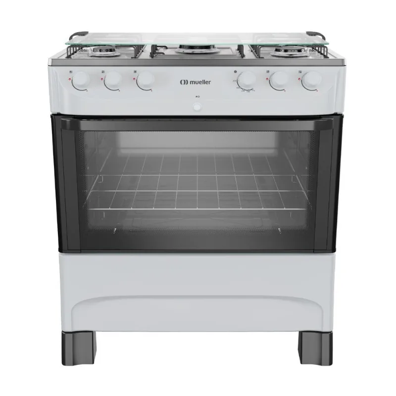 Fogão 5 Bocas Mueller Acendimento Automático MFI5BB | Branco (Bivolt) - Mueller