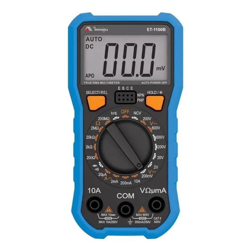 Multímetro Digital - Et-1100b - Minipa