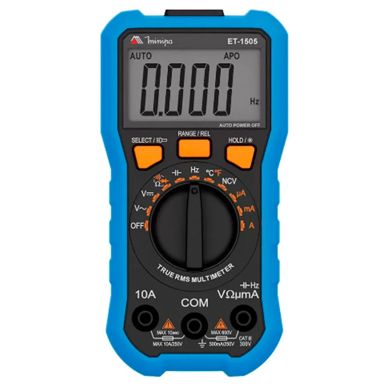 Multimetro Digital ET-1505 Azul/Preto minipa - MINIPA