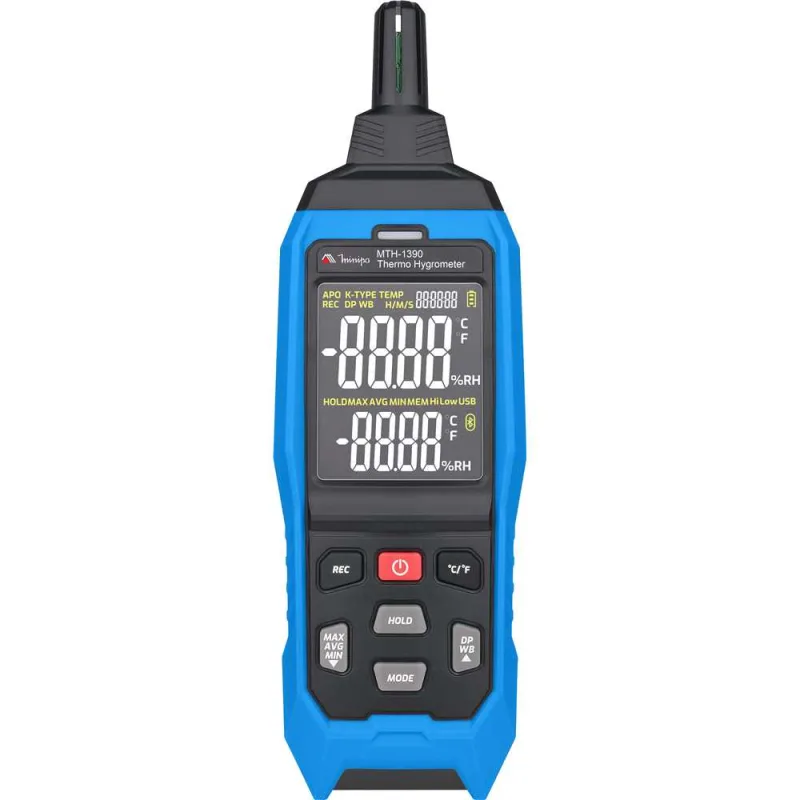 Termo-higrômetro, MTH-1390 MINIPA - MINIPA - Medição E Teste