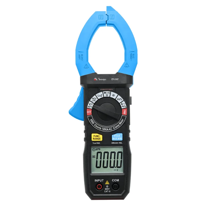Alicate Amperímetro Digital CAT III 600V Minipa ET-3167 ET-3167 - MINIPA