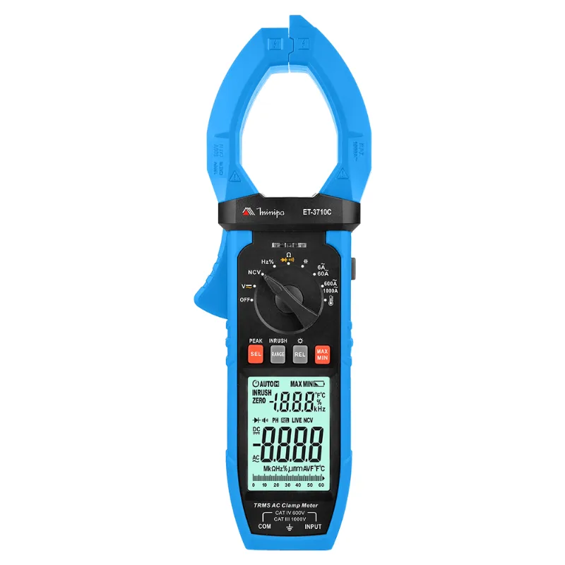 Alicate Amperímetro Digital True RMS Minipa ET-3710C ET-3710C
