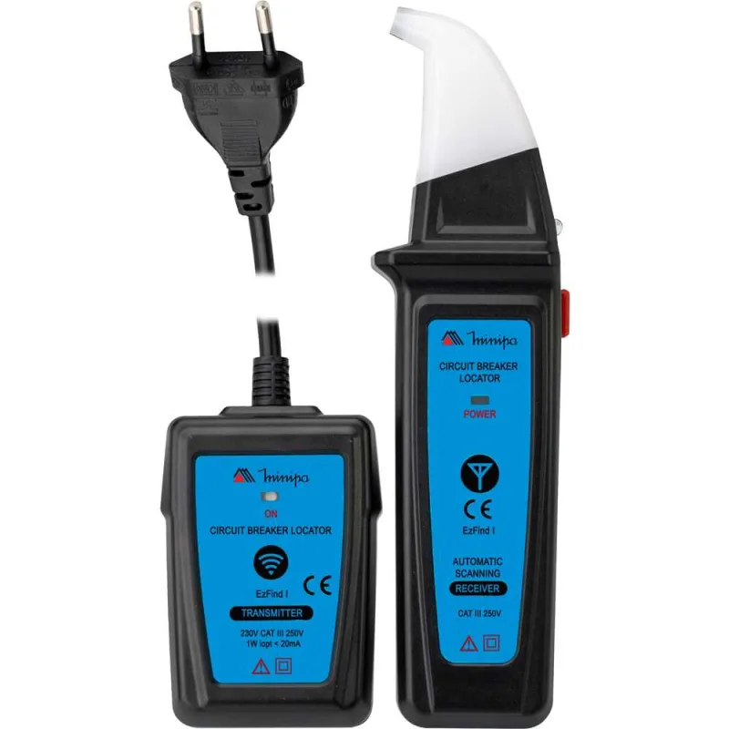 LOCALIZADOR DE DISJUNTOR CAT.III 250V EZFIND-I MINIPA - MINIPA - Medição E Teste