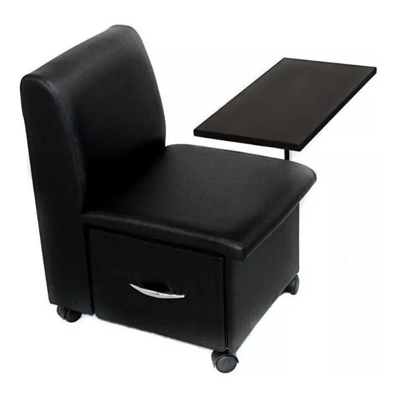 Cadeira Ciranda De Manicure Corano Cor Preto Modelo Premium