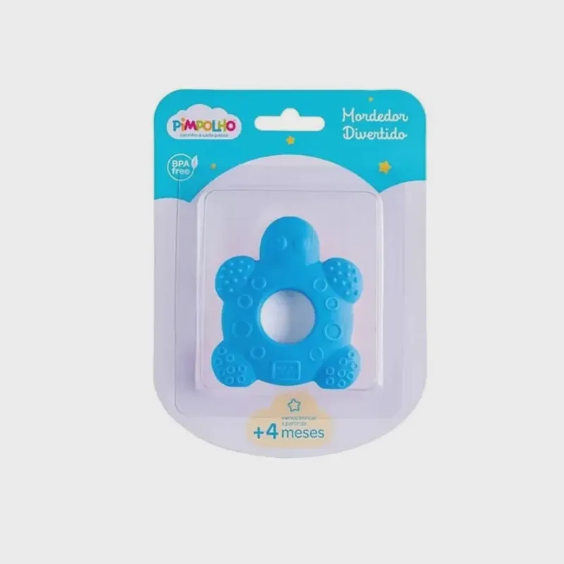 Pimpolho Mordedor Tartaruga Azul