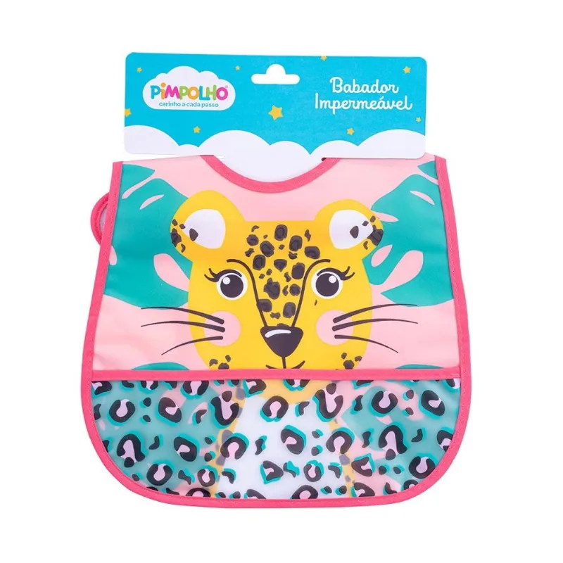 Bababor impermeável plástico com bolso pimpolho Onça