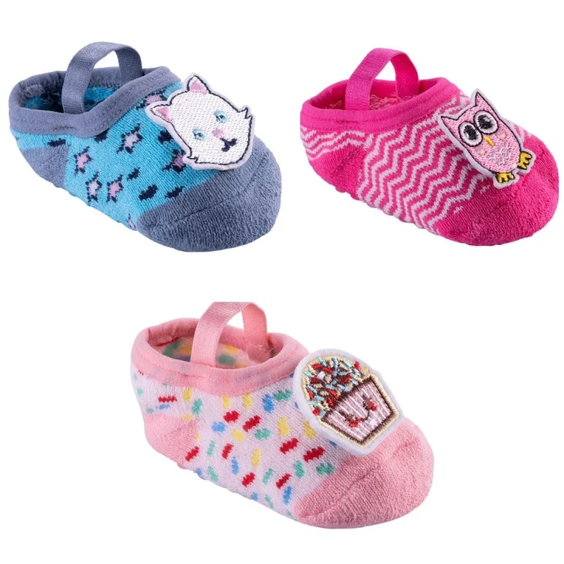 Kit Meia Sapatilha Bebê com 3 pares Tam.16 a 20 Pimpolho - Pimpolho