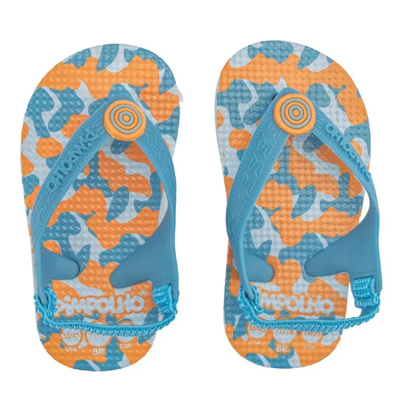 Chinelo Sandália Pimpolho Baby Elástico Conforto Azul