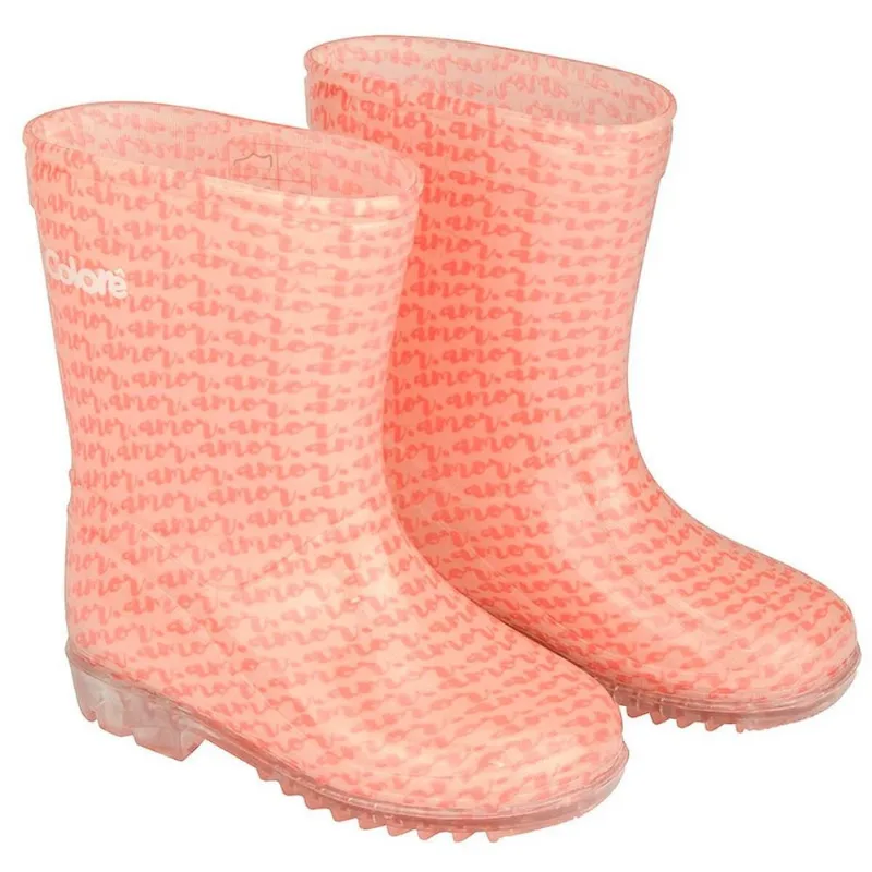 Galocha Infantil Nº26/27 Pimpolho Love Rosa 74150 (MP)