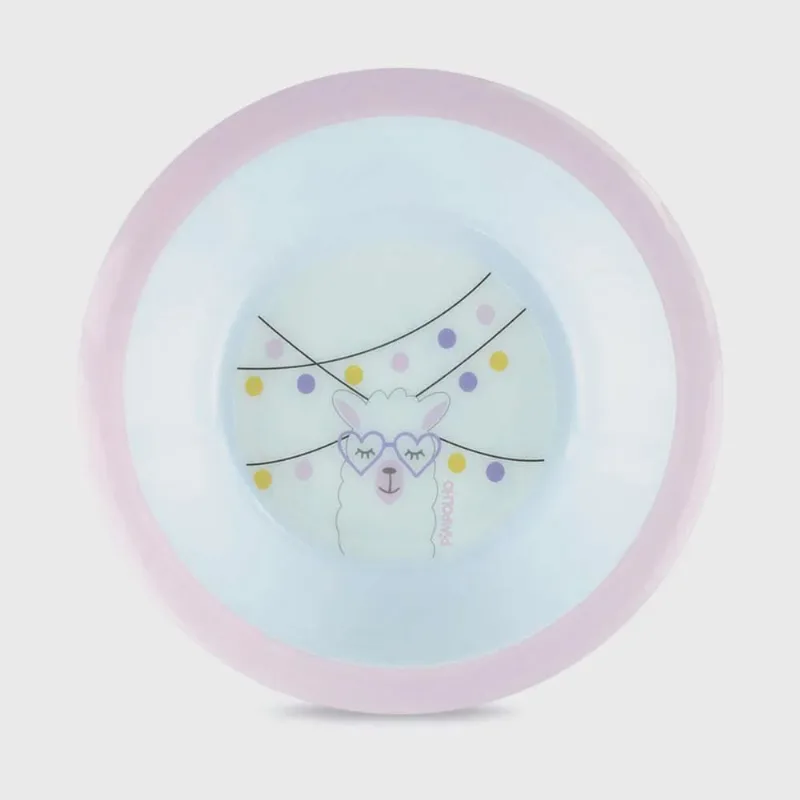 Tigela infantil microondas E freezer pimpolho Lhama 15 cm
