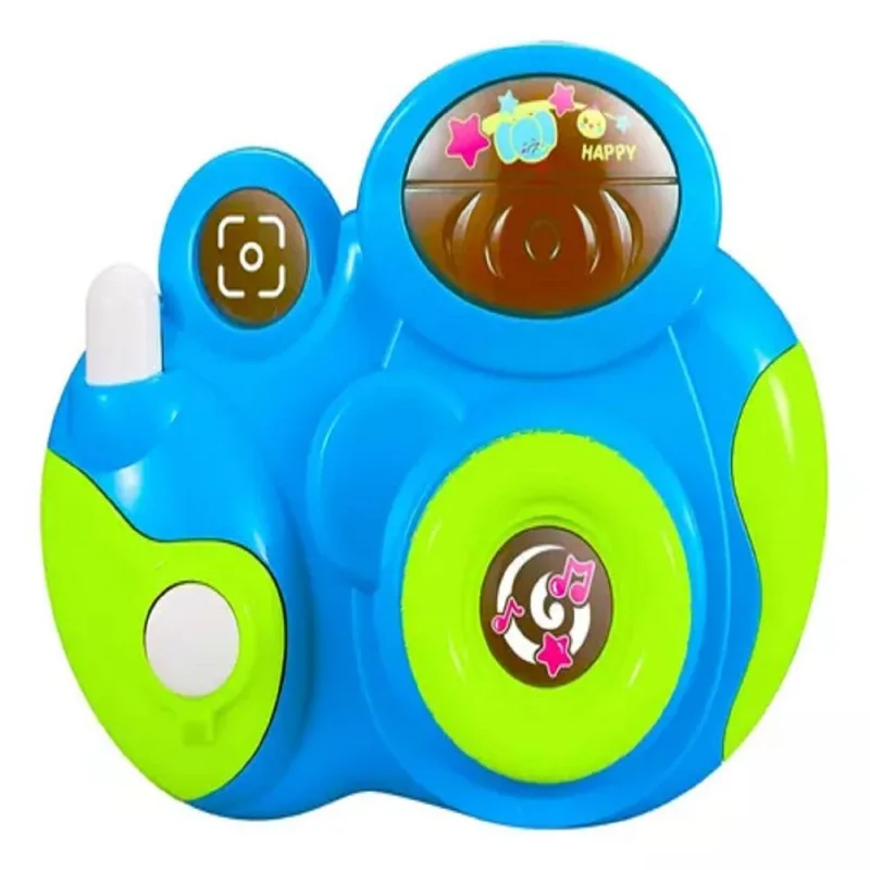 Câmera De Brinquedo Musical Pimpolho Azul (MP)