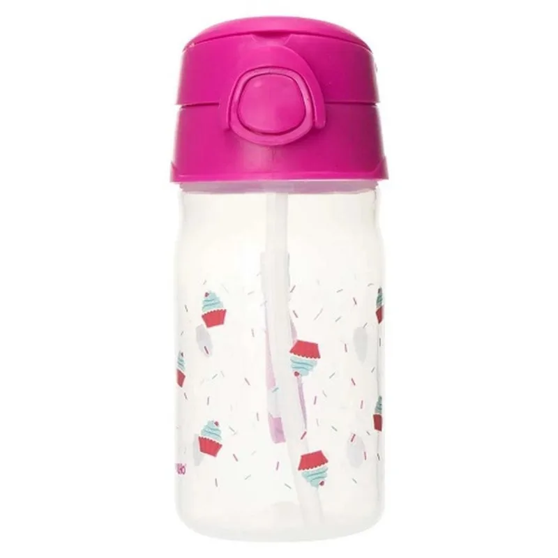 Copo Infantil Pimpolho Cupcake 370ml Pink 94591 (MP)