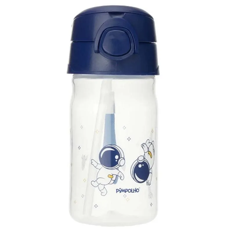 Copo Infantil Pimpolho Astronauta 370ml Marinho 94601 (MP)
