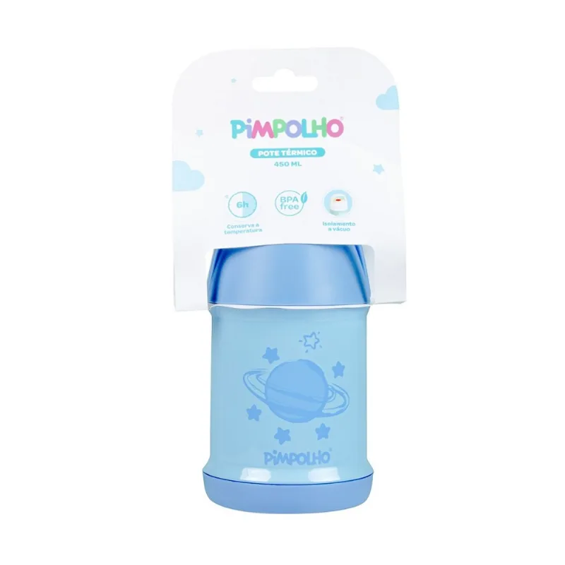 Pote Térmico Pimpolho 450ml Azul (MP)