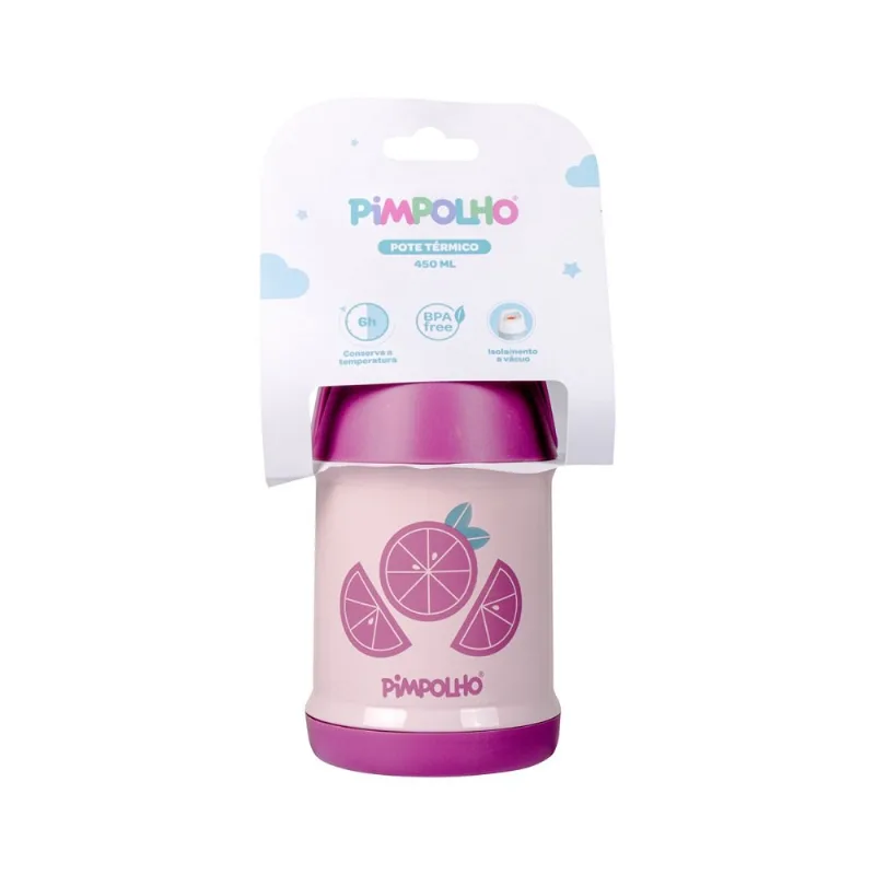 Pote Térmico Pimpolho 450ml Roxo (MP)