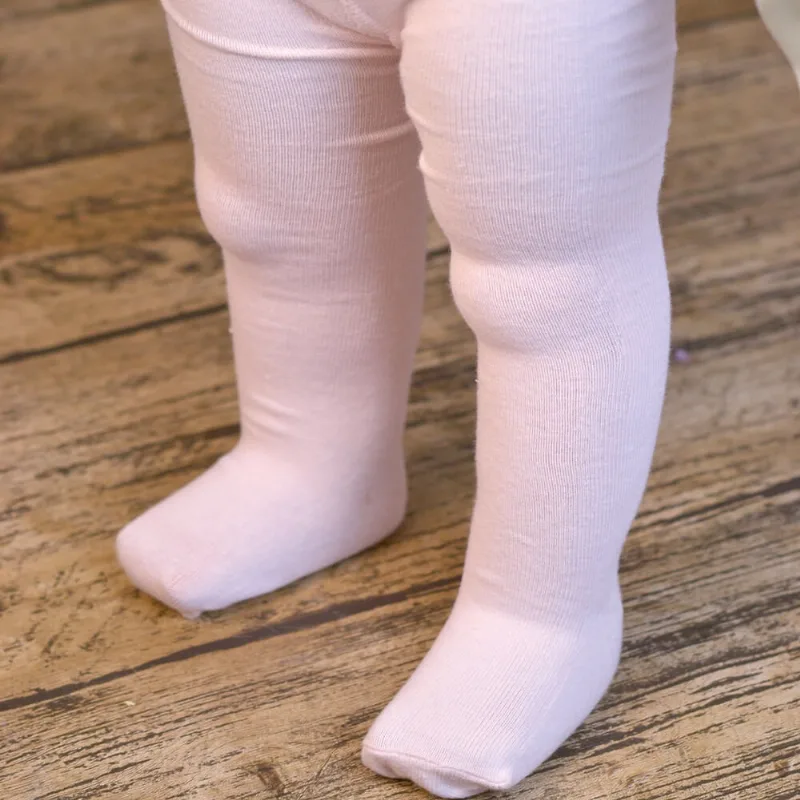 Meia Calça Lisa Rosa Rosa - 1