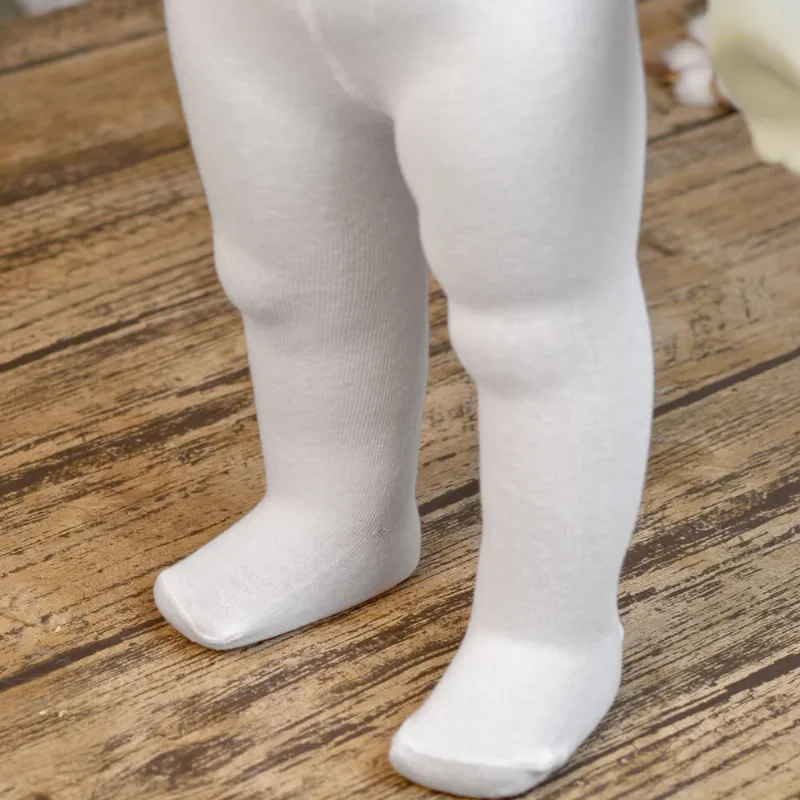 Meia Calça Lisa Branco De 0 a 5 anos Branco - 1