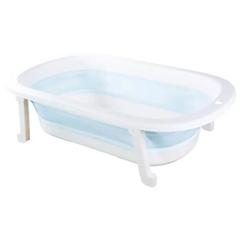 Banheira Para Bebê Pimpolho Retrátil 33 Litros Azul (MP)