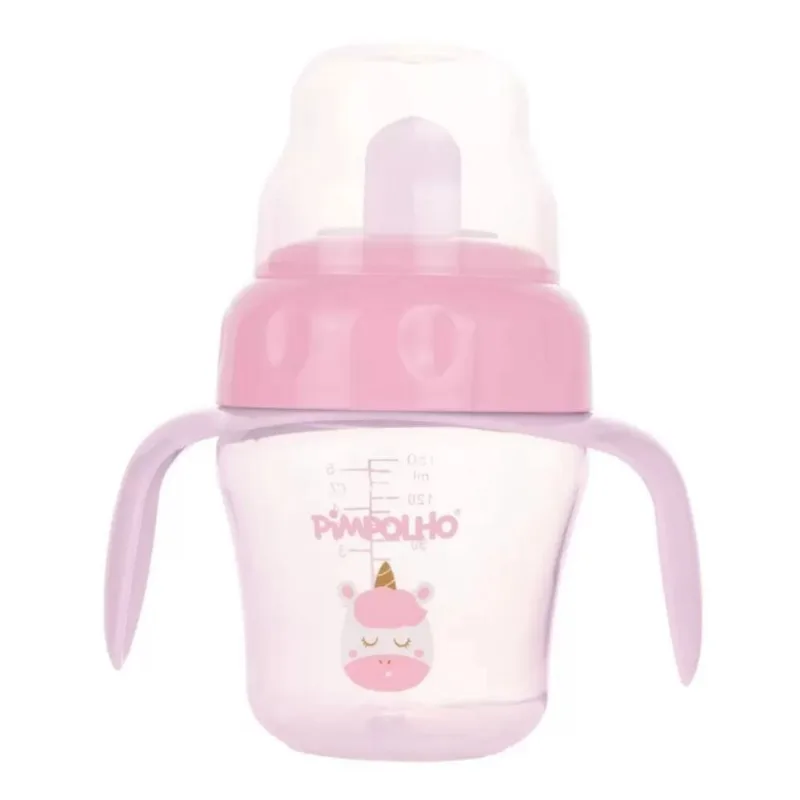 Copo de Treinamento Pimpolho 150ml 6m + Rosa/Unicornio 96341