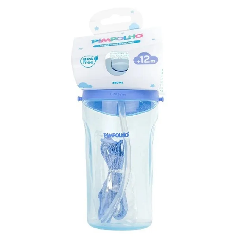 Copo Infantil Pimpolho 380ml Azul 96741 (MP)