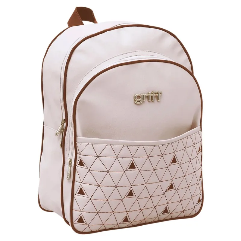 Mochila Maternidade Griff Baby 3041 Bege