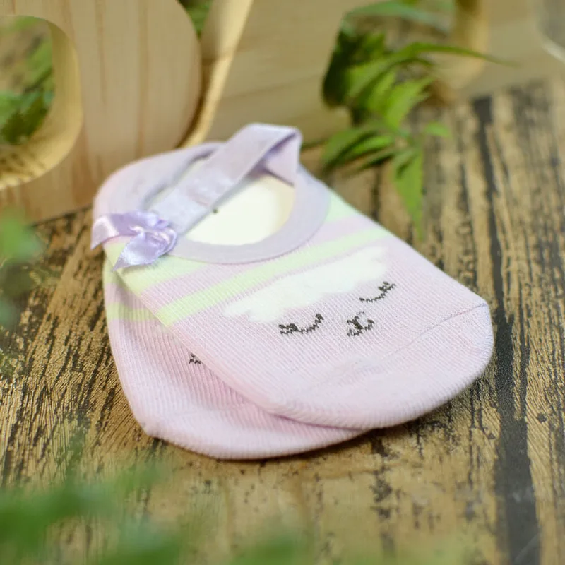 Meia Sapatilha Com Cheirinho Laço Lilas Lilas - 21 a 25