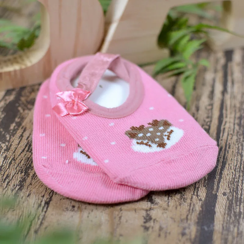 Meia Sapatilha Com Cheirinho Laço Rose Tam. 21 a 25 Rose - 21 a 25