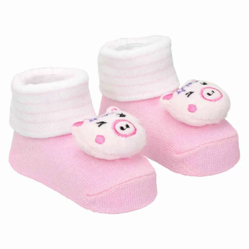 Meia RN Pimpolho Bichinho Porquinha Rosa 97713 (MP)