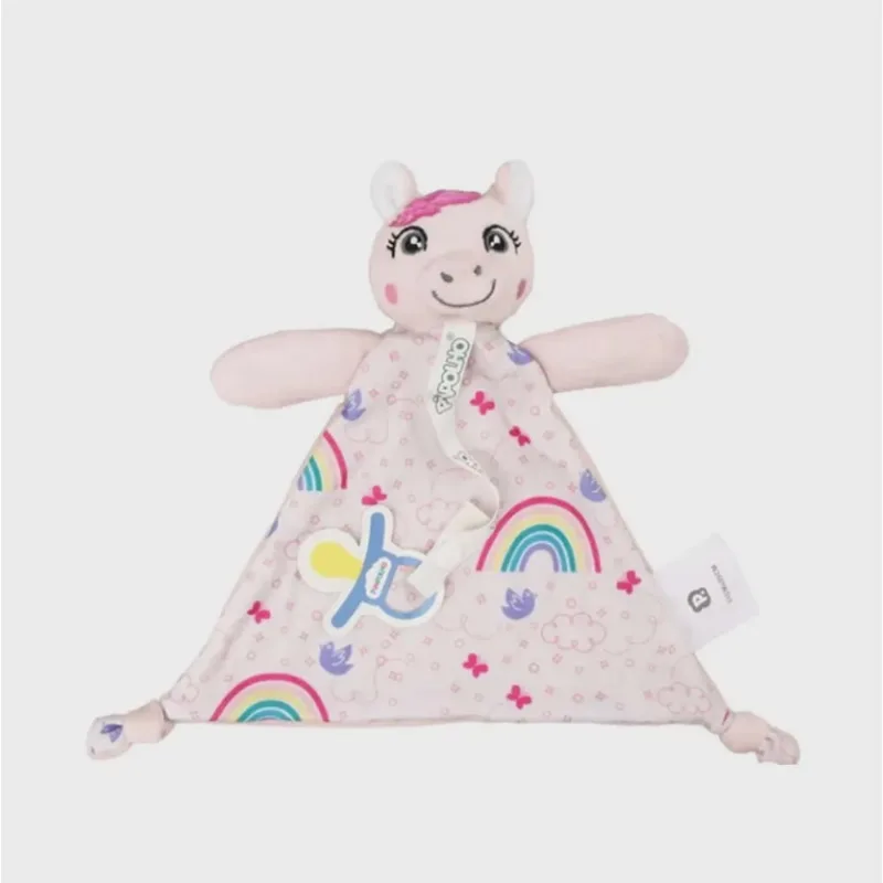 Pimpolho Naninha com Prendedor Chupeta Unicornio Rosa