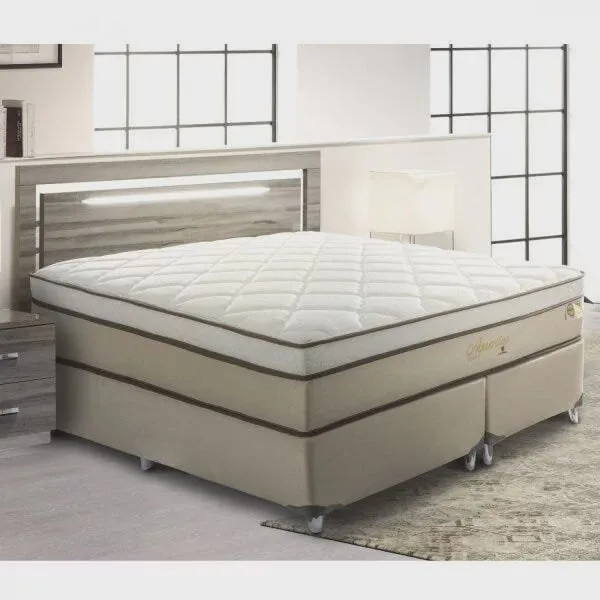 Cama Box Queen 158x198x59cm Aquarius Visco Montreal - Não Disponível - Móveis
