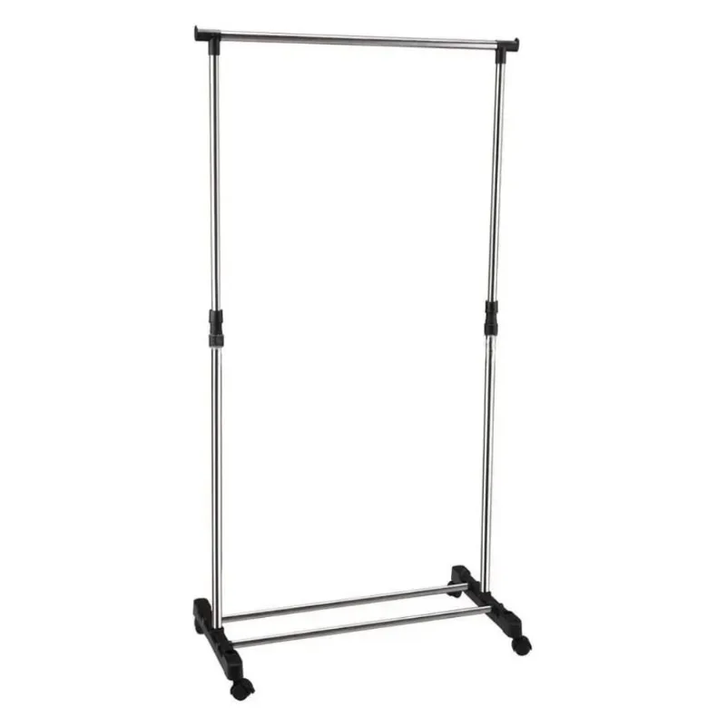 Cabideiro Com Rodas Kook Aço Inox OGA03009 (MP)