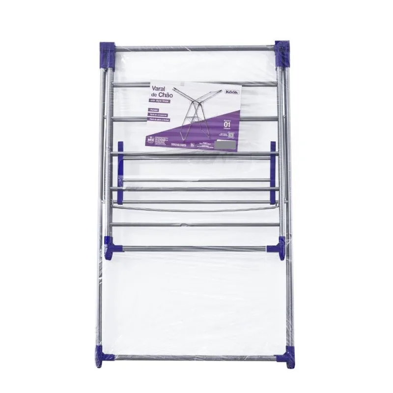 Varal Wincy Dobrável De Chão Em Aço 95x133x60cm OGA03012 (MP)