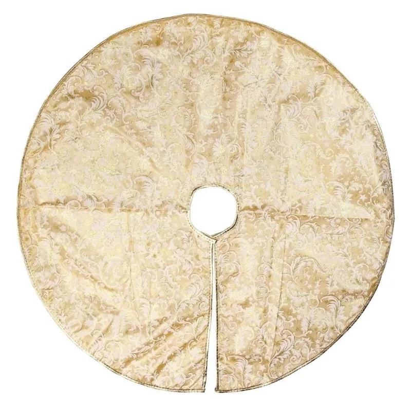 SAIA ARVORE CETIM DOURADA 90CM (NTD11012)