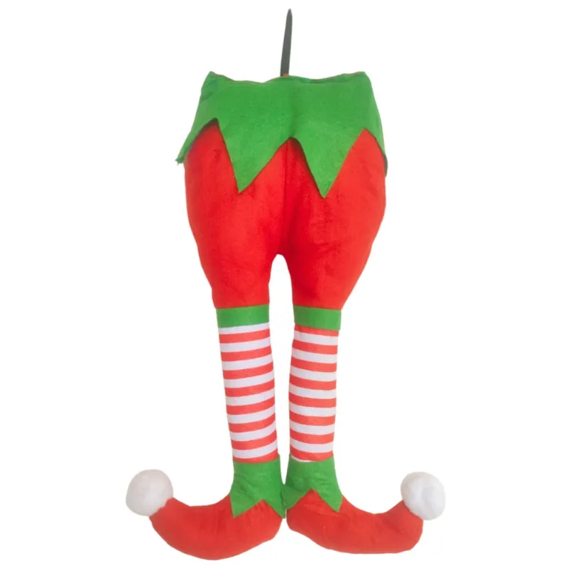 Pernas Tronco de Duende Para Árvore / Lareira Natal 52x27cm Saldão