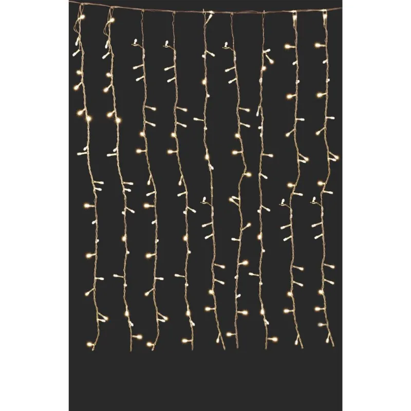 Cortina Led 160 Lâmpadas Branco 1.5X15M 220V