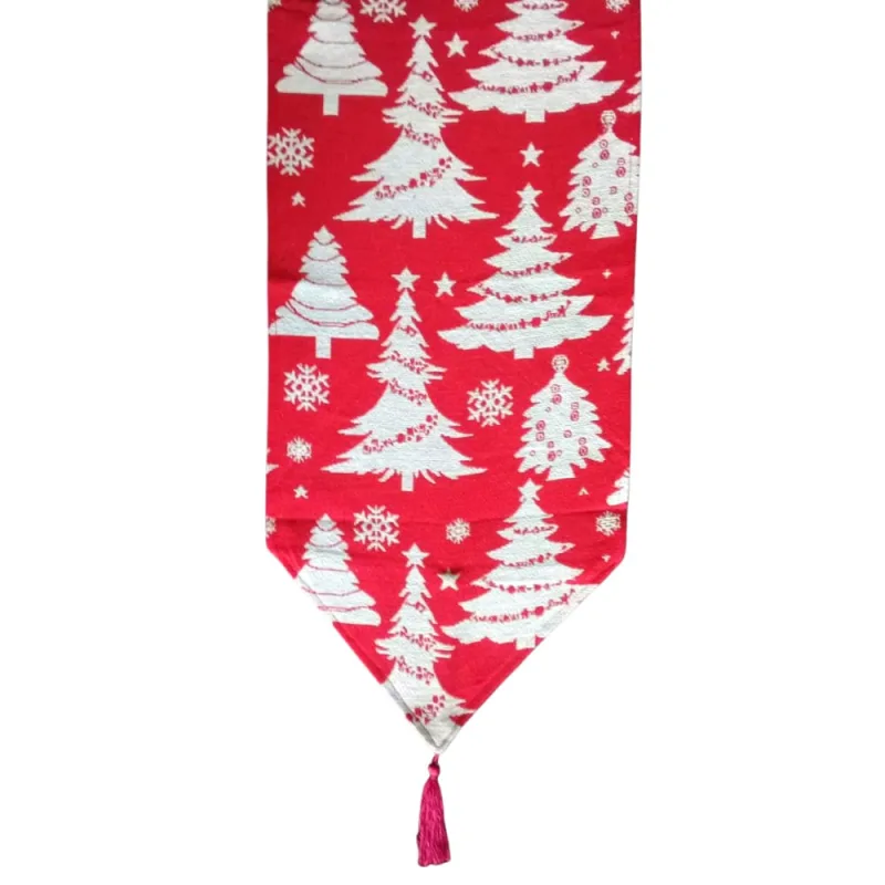 Trilho/Caminho de Mesa Natalino - Gobelem 180x33cm saldão - Não Disponível